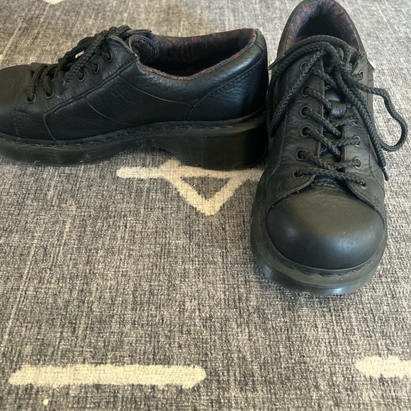 Dr. Martens Black Lace Up Shoes - Picture 2 of 4